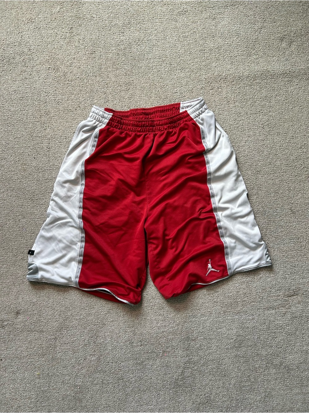 Nike Air Jordan Red Hoop Shorts Mens 3XL Y2K Rare 90s Grail - Basketball Baggy